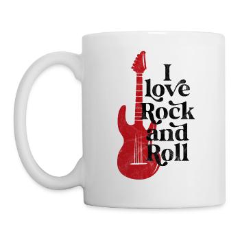 Ich liebe Rock'n'Roll - Tasse - Weiß - Links
