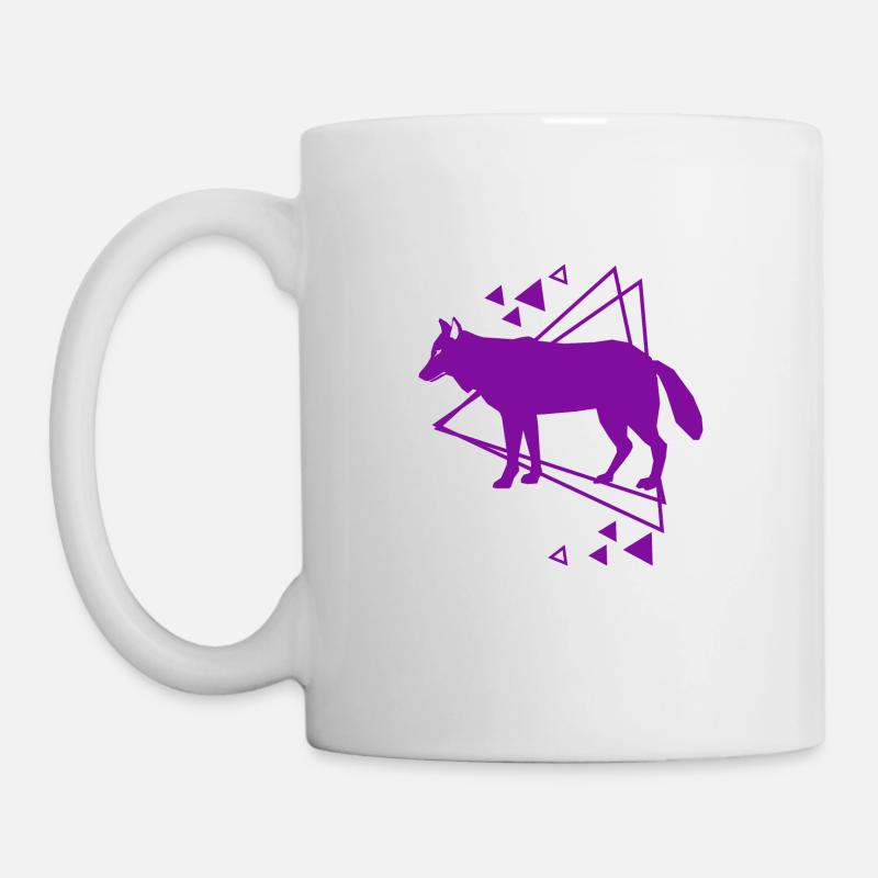 Wolf - Tierfreund - Naturschutz - Tasse - Weiß