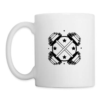 Musculation - Haltérophilie Fitness Workout Gym - Mug blanc - blanc - Gauche