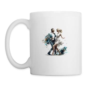 Danser est amusant - Mug blanc - blanc - Gauche