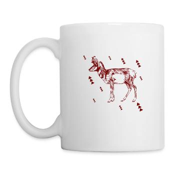 Deer - Forest - Nature - Animal welfare - Mug - white - Left