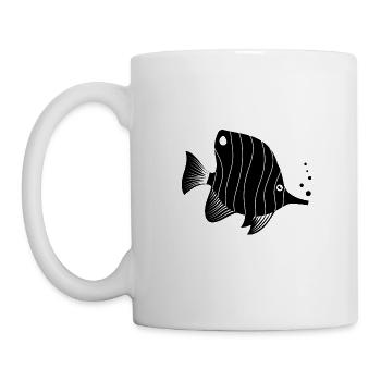 Fish Aquarium Marine Animal Climate Environmental Protection - Mug - white - Left