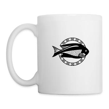 Fish Aquarium Marine Animal Climate Environmental Protection - Mug - white - Left