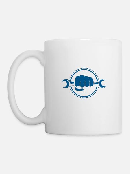 Werkzeug - Schraubendreher - Schrauber - Bastler - Tasse - Weiß