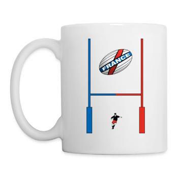 rugby_french_design - Tasse - Weiß - Links