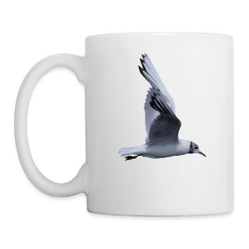 A flying seagull - Mug - white - Left