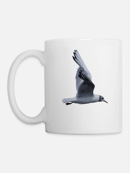 Eine fliegende Möwe - Tasse - Weiß