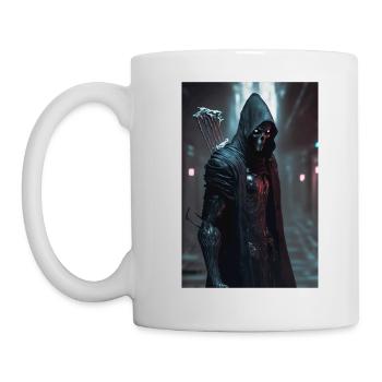 La Faucheuse II Futuriste - Mug blanc - blanc - Gauche