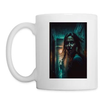 Trapped In A Haunted House - Mug - white - Left