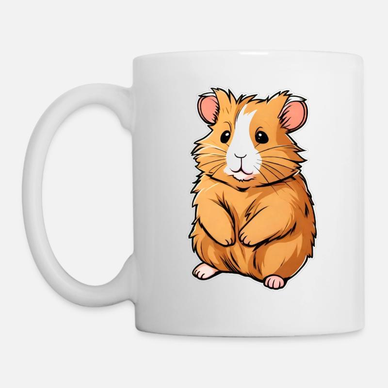 Cute gold hamster - Mug - white