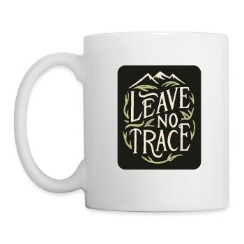 Leave no trace - Mug blanc - blanc - Gauche