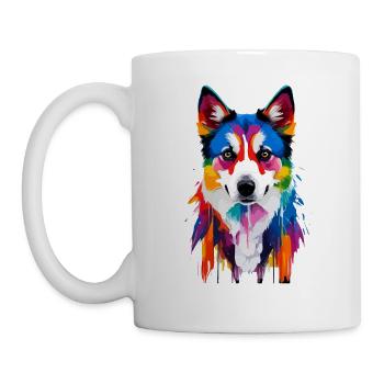 Alaskan Klee Kai - Tasse - Weiß - Links