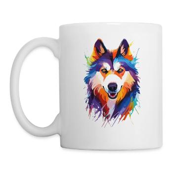 Alaskan Malamute - Tasse - Weiß - Links