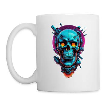 Cyber Crane Neon - Mug - white - Left