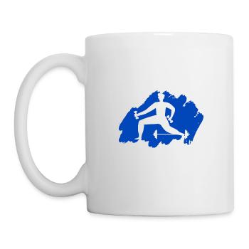 Bodybuilding - Gewichtheben - Fitness - Workout - Tasse - Weiß - Links