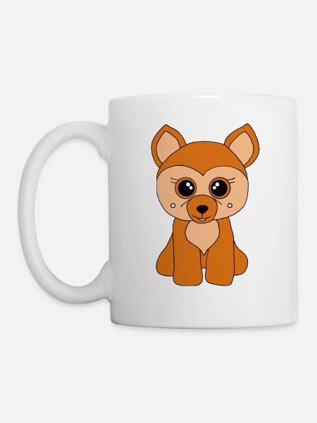 Kleiner süßer Fuchs - Tasse - Weiß