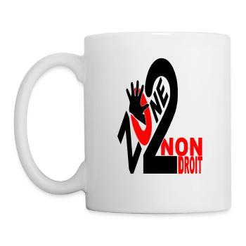 Tee shirt Zone De Non Droit / mode / street - Mug blanc - blanc - Gauche