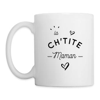 La ch'tite maman - Mug blanc - blanc - Gauche