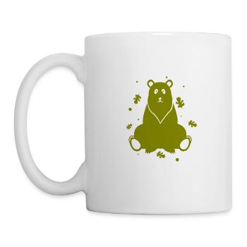 Ours - Panda Forêt Nature Liberté Sauvage - Mug blanc - blanc - Gauche