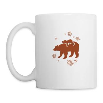 Ours - Panda Forêt Nature Liberté Sauvage - Mug blanc - blanc - Gauche