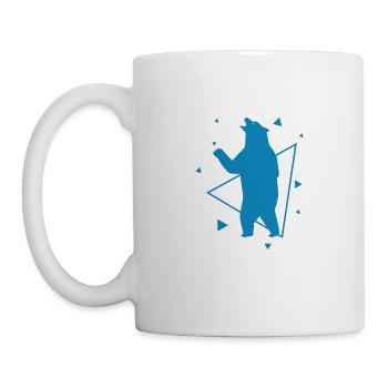 Bär - Panda Wald Natur Freiheit wild - Tasse - Weiß - Links