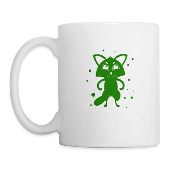 Renard - Animal, Zoo, Amoureux des animaux, Conservation de la nature - Mug blanc - blanc - Gauche