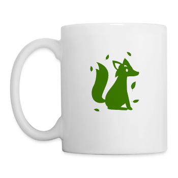 Renard - Animal, Zoo, Amoureux des animaux, Conservation de la nature - Mug blanc - blanc - Gauche