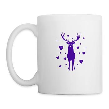 Deer - Forest, Nature, Animal Welfare - Mug - white - Left