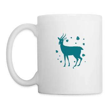 Deer - Forest, Nature, Animal Welfare - Mug - white - Left