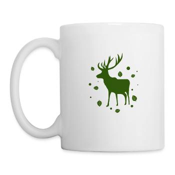 Deer - Forest, Nature, Animal Welfare - Mug - white - Left