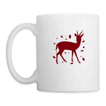 Deer - Forest, Nature, Animal Welfare - Mug - white - Left