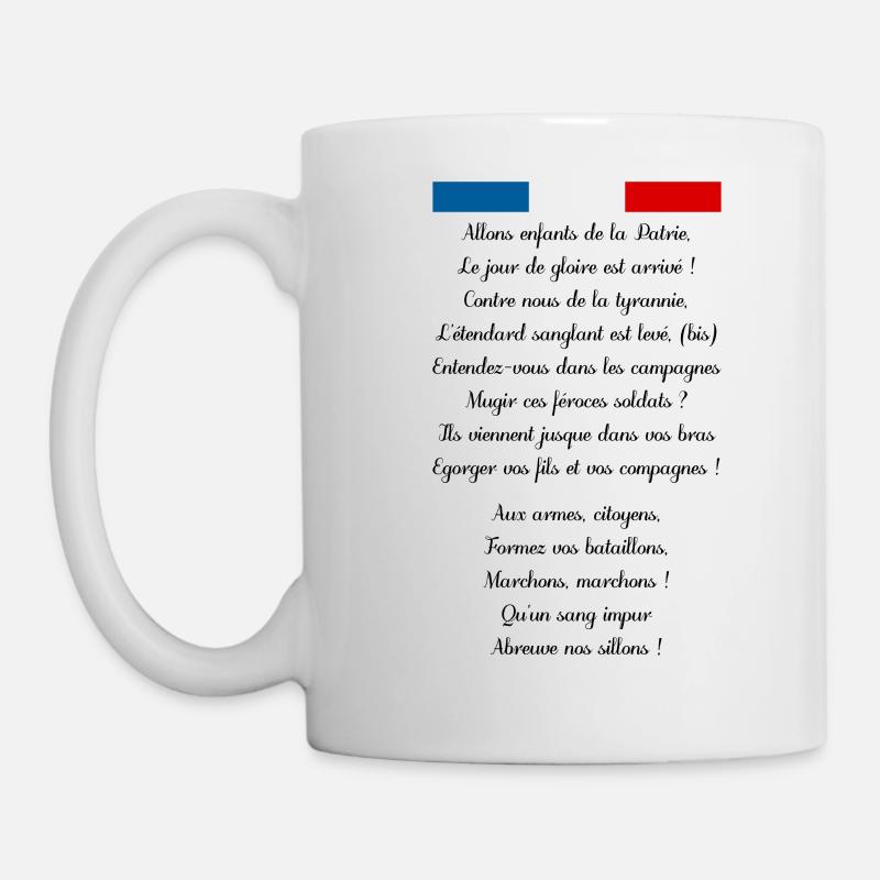 France - Mug blanc - blanc