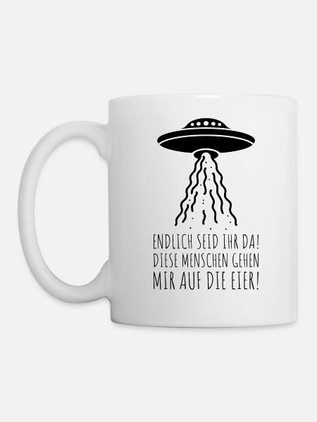 Vous êtes enfin là ! - Mug blanc - blanc