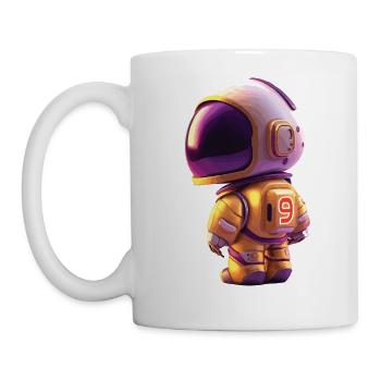Space Kid Young Astronaut Birthday Nine - Mug - white - Left