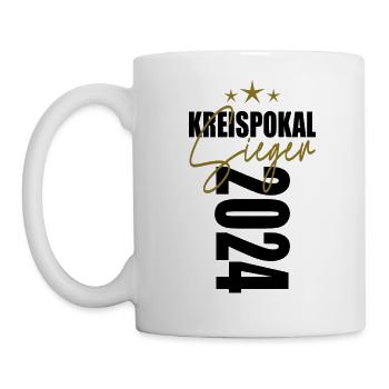 Kreispokal Sieger 2024 - Tasse - Weiß - Links