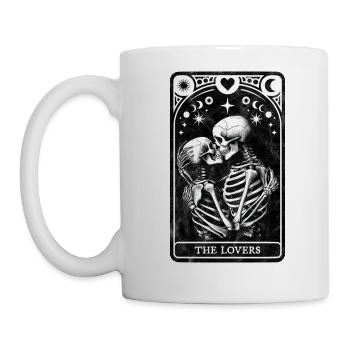 Das Tarot der Liebenden - Tasse - Weiß - Links