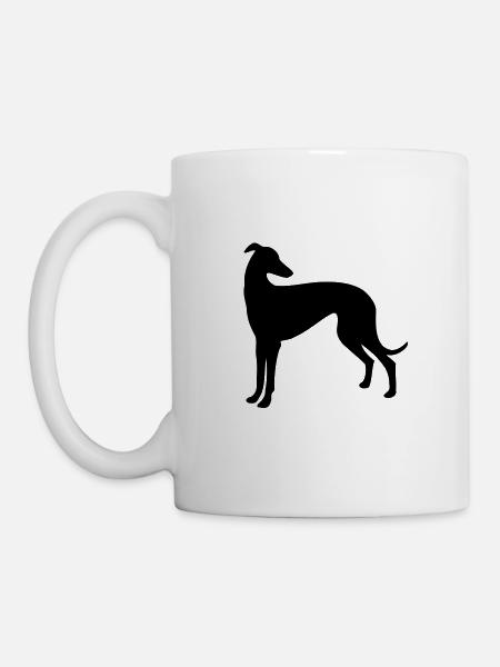 Greyhound - Tasse - Weiß