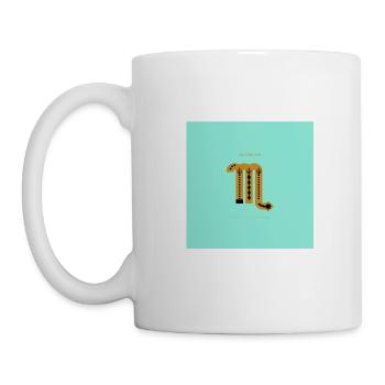 STERNZEICHEN Skorpion -green- - Tasse - Weiß - Links