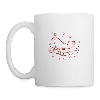 Seal - Zoo - Animal lover - Nature conservation - Mug - white - Left