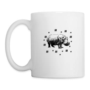 Hippo - Safari Wilderness Africa - Mug blanc - blanc - Gauche