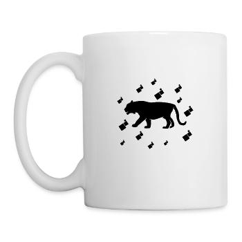 Tigre - Afrique - Nature sauvage - Safari - Conservation de la nature - Mug blanc - blanc - Gauche