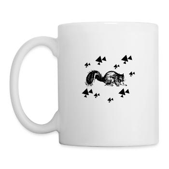 Squirrel - rodent - Mug - white - Left