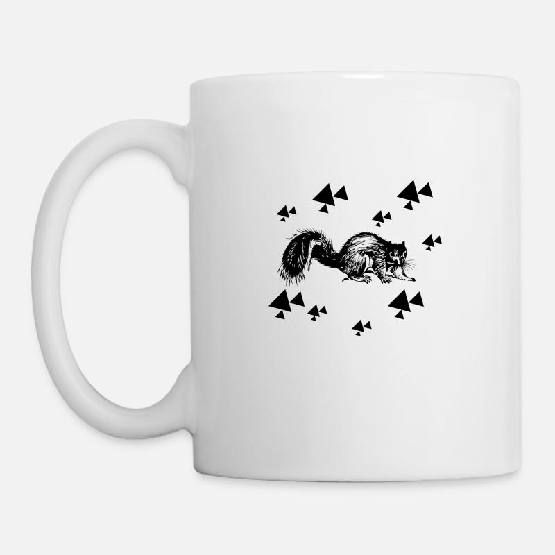 Eichhörnchen - Nagetier - Tasse - Weiß