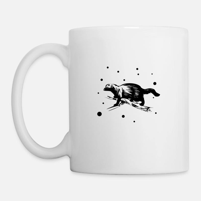 Martre - Hermine - Belette - Mug blanc - blanc