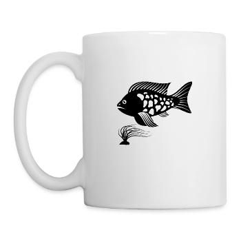 Fish Aquarium Marine Animal Climate Environmental Protection - Mug - white - Left