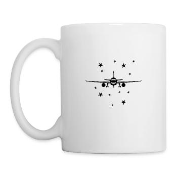 Aircraft - Passenger aircraft aircraft - Mug - white - Left