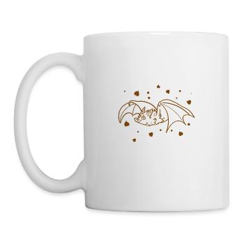 Halloween - Bat Vampire Horror - Mug - white - Left
