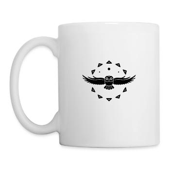 Eule - Vogel - Naturschutz - Tierfreund - Tasse - Weiß - Links