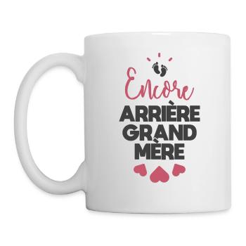 Encore arrière grand mère - Mug blanc - blanc - Gauche