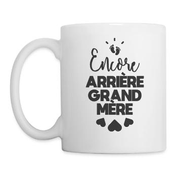 Encore arrière grand mère - Mug blanc - blanc - Gauche